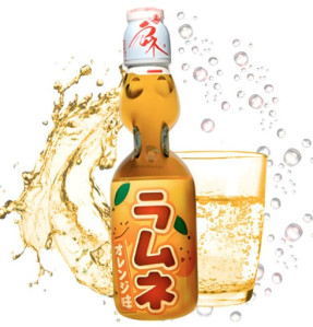 HATA KOSEN Bottle Ramune Orange 200ml (JP)