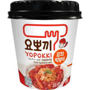 YOPOKKI instantní Rýžové Kolačky Kimchi 115g