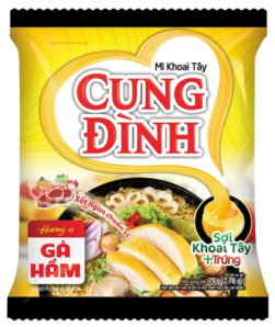 CUNG DINH Instantní Nudle S Příchutí Kuřecí 79g
