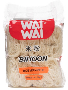 WAI WAI Bihoon Skleněné Nudle 500g