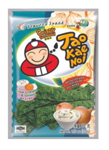 TAOKAENOI Křupavé Mořské Řasy S Příchutí Kyselé Smetany A Cibule 32g