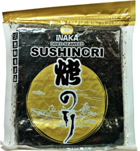 INAKA GOLD Mořské Řasy Nori (50 listů) 140g