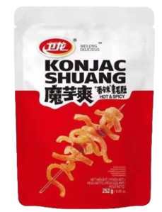 WEILONG Konjac Snack Hot And Spicy 252g