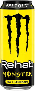 MONSTER Rehab Lemonade Energetický Nápoj 500ml