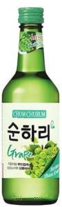 CHUM CHURUM Soju 12% Alk. S Příchutí Hroznové Víno 350ml