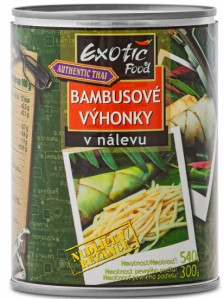 EXOTIC FOOD Bambusové Výhonky Nudličky 540g