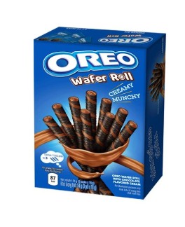 detail OREO Chocolate Wafer Rolls 54g
