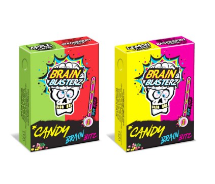 detail BRAIN BLASTERZ Candy Brain Bitz Level 1 Sour 45g