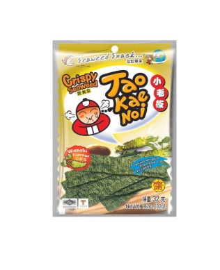 detail TAOKAENOI Křupavé Mořské Řasy S Příchutí Wasabi 32g