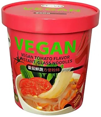 detail BATARON Skleněné Nudle 136g S Příchutí Rajčaty
