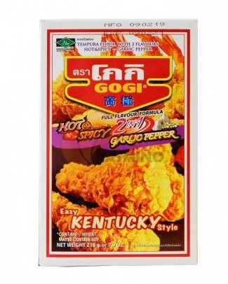 detail GOGI TEMPURA MOUKA 2IN1 HOT-SPICY KENTUCKY STYLE 216G