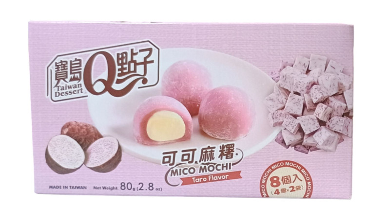 detail Q Mochi Rýžové Koláčky Taro 80g