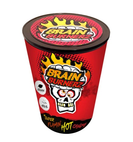 detail BRAIN BLASTERZ Super Flamin Hot Candy Level 5 Sour 48g