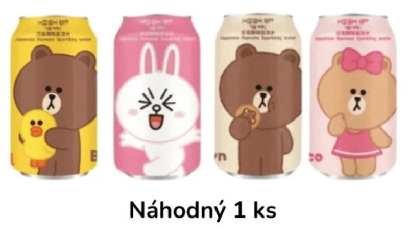 detail HIGH UP Ramune Line Friends Sparkling Water Original 330ml