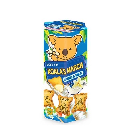detail LOTTE Koalas March s vanilkovým krémem 37g