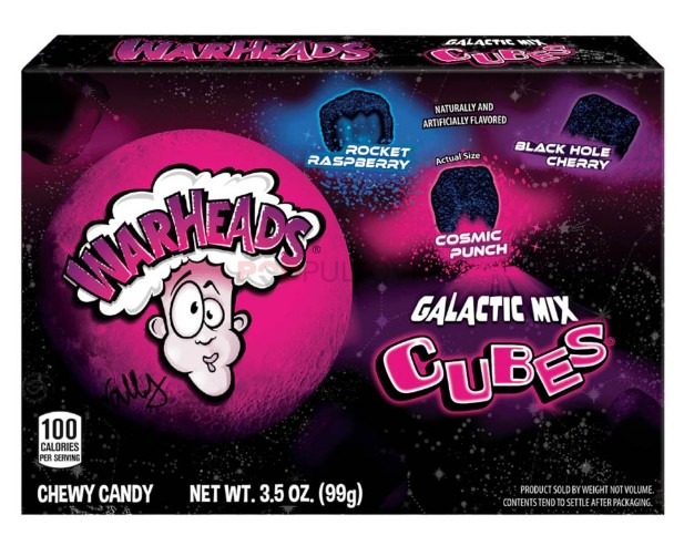 detail WARHEADS galactic cubes 113g