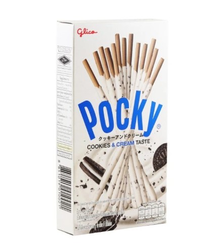detail GLICO Pocky Cookies A Cream 45g