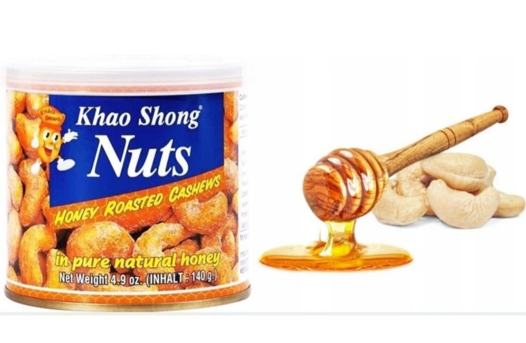 detail KHAO SHONG Pečené Kešu S Medem Příchutí 140g