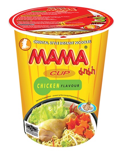 detail MAMA Instantní Nudle Kuřecí V Kelímku 70g