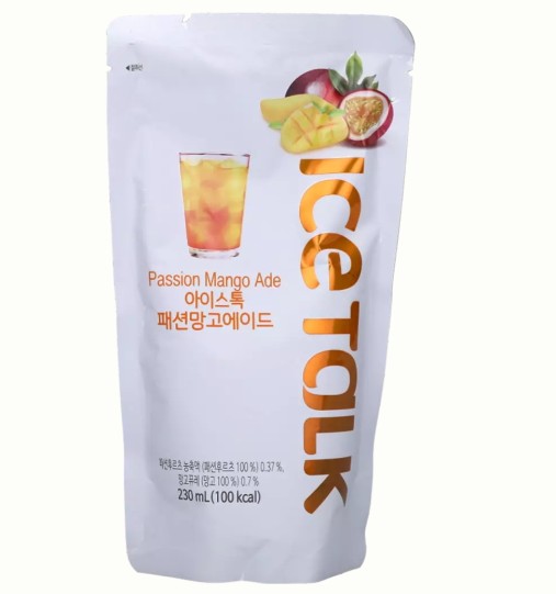 detail ICE TALK Passion Fruit & Mango Ade 230ml