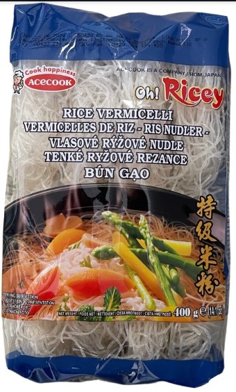 detail OH! RICEY Vlasové Rýžové Nudle 400g