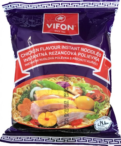 detail VIFON Instantní nudlová polévka s příchutí kuřecí 60g