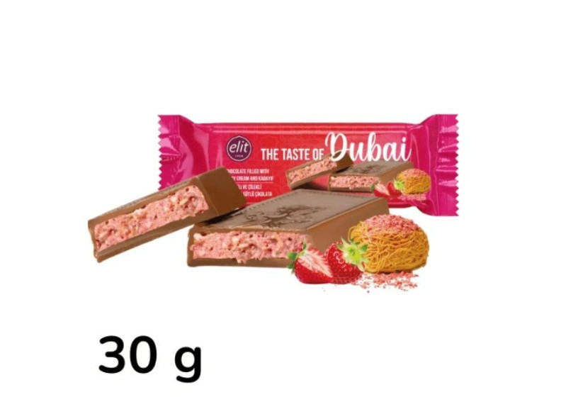 detail Elit Dubai Chocolate Strawberry 30g