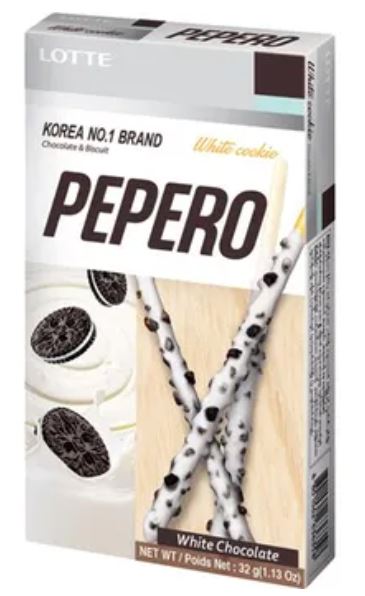 detail LOTTE PEPERO White Chocolate 32g