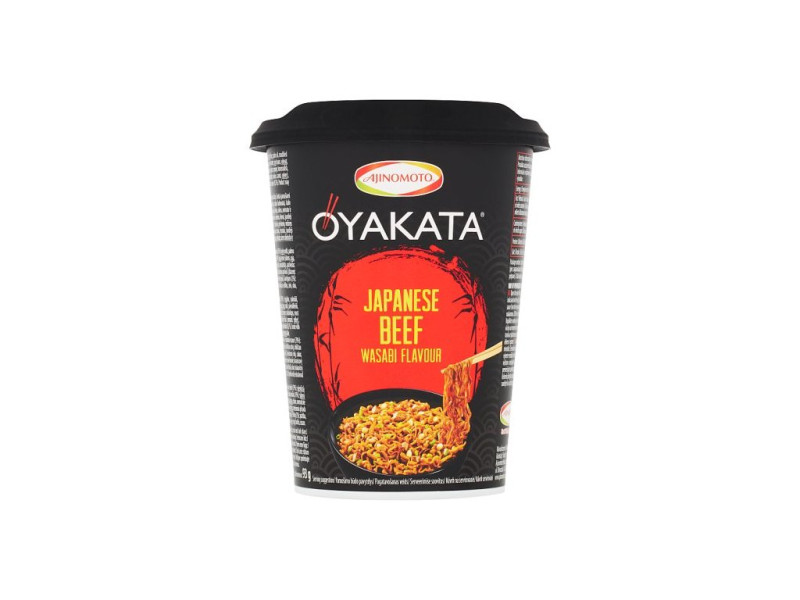 detail AJI OYAKATA Instantní Ramen Nudle S Příchutí Hovězí Wasabi 93g