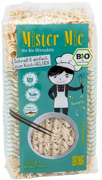 detail MR&MRS MIE Organické Nudle 250g