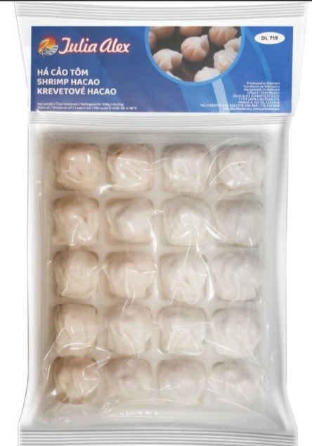 detail JULIA ALEX Plněné Krevetové Tastičky (Ha Cao) 500g