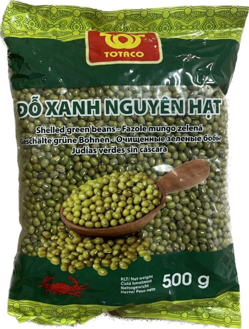 detail TOTACO Fazolové Mungo Zelená Celá 500g