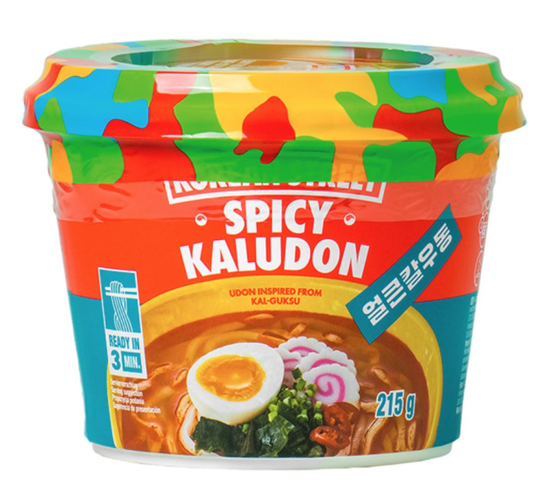 detail KOREAN STREET Instantní Polévka Kaludon Spicy Cup 215g