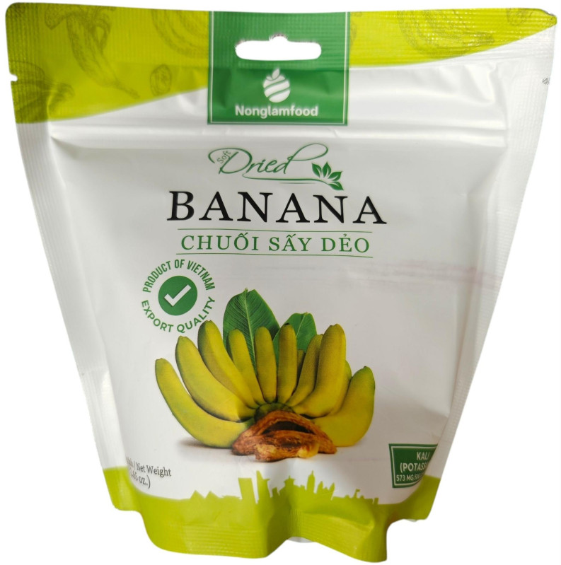 detail NLF Měkké Sušené Banány 75g