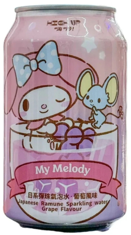 detail HIGH UP Ramune Sanrio Sparkling Water Grape 330ml